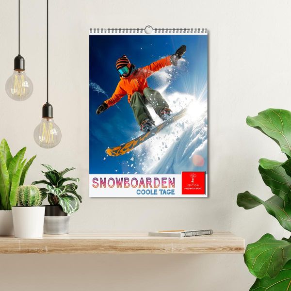 Produktbild: Snowboarden - coole Tage (Wandkalender 2026 DIN A3 hoch), CALVENDO Monatskalender