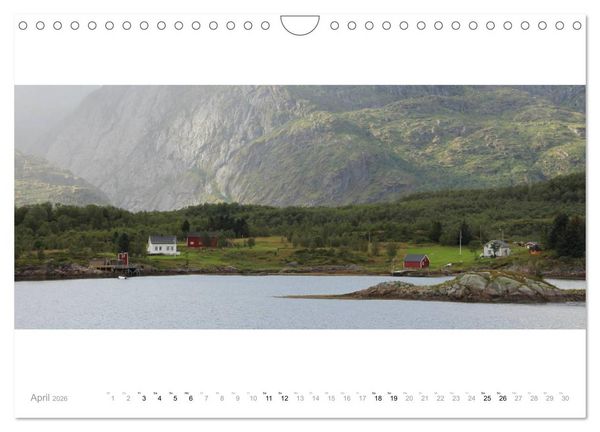 Produktbild: Panoramen der norwegischen K&uuml;ste (Wandkalender 2026 DIN A4 quer), CALVENDO Monatskalender
