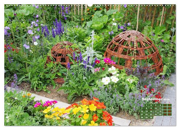 Produktbild: Urlaub im Garten (Wandkalender 2026 DIN A2 quer), CALVENDO Monatskalender