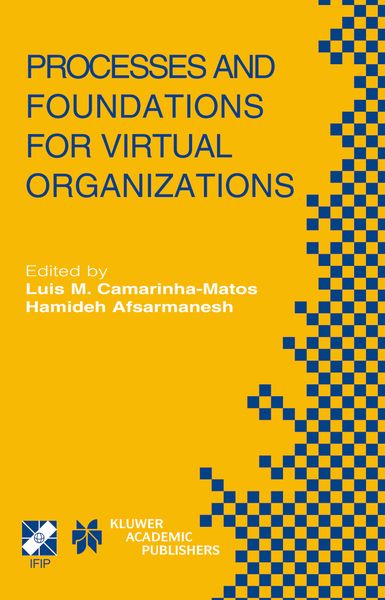 Produktbild: Processes and Foundations for Virtual Organizations