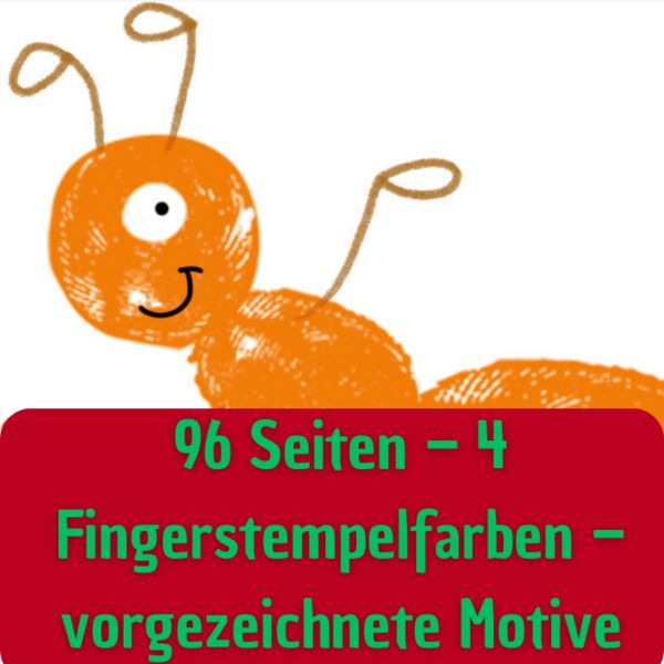 Produktbild: Fingerstempeln. Bastelblock Tiere