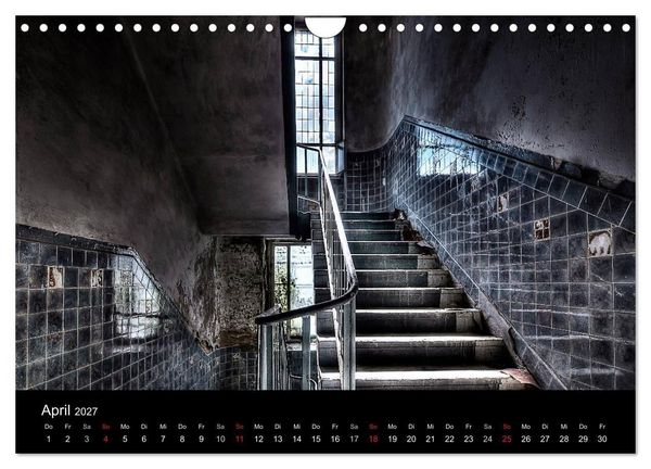 Produktbild: Verlassene Orte - Die sch&ouml;nsten Treppenh&auml;user (Wandkalender 2027 DIN A4 quer), CALVENDO Monatskalender