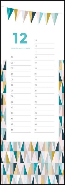 Produktbild: Geburtstagskalender Patterns