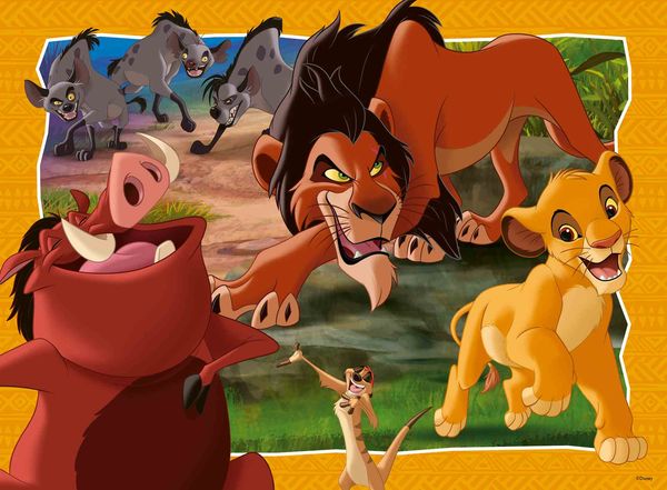 Produktbild: Kinderpuzzle 200 XXL Teile - Disney Der K&ouml;nig der L&ouml;wen - Hakuna Matata