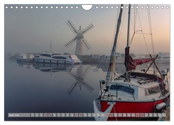 Produktbild: Norfolk - From the North Sea to the Broads (Wall Calendar 2026 DIN A4 landscape), CALVENDO 12 Month Wall Calendar
