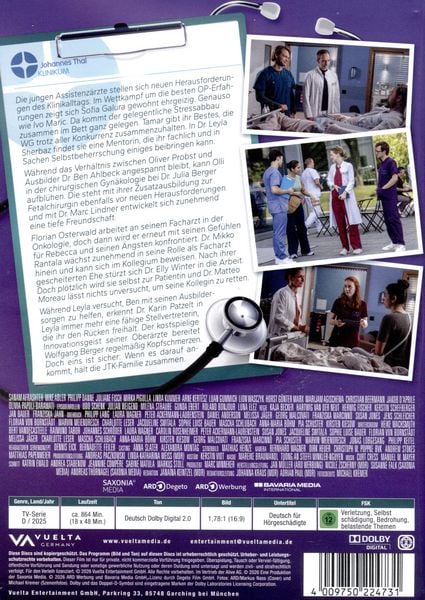 Produktbild: In aller Freundschaft - Die jungen &Auml;rzte, Staffel 11, Teil 1 (Folgen 421-438)