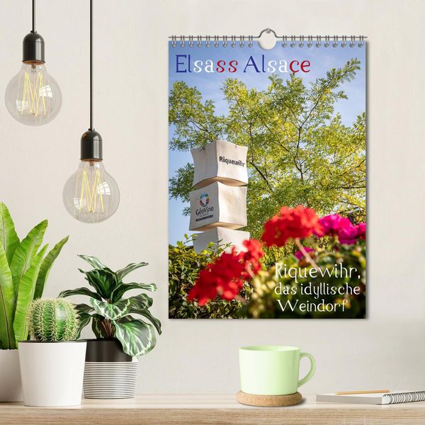Produktbild: Elsass Alsace Riquewihr, das idyllische Weindorf (Wandkalender 2026 DIN A4 hoch), CALVENDO Monatskalender