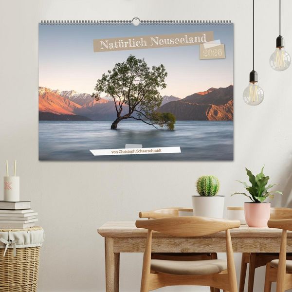 Produktbild: Nat&uuml;rlich Neuseeland (Wandkalender 2026 DIN A2 quer), CALVENDO Monatskalender
