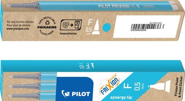Produktbild: PILOT Mine FriXion Point hellblau, 3er Set