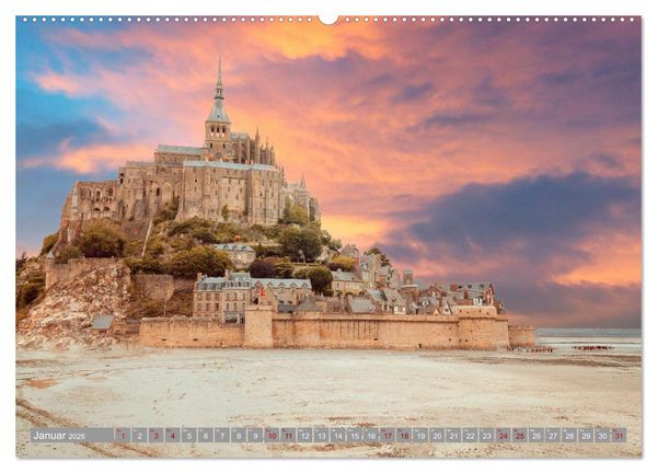 Produktbild: Wolken- und Lichtstimmungen (Wandkalender 2026 DIN A2 quer), CALVENDO Monatskalender