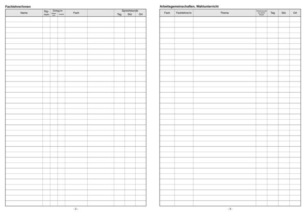 Produktbild: Klassenbuch "Standard", Umschlagfarbe: gelb