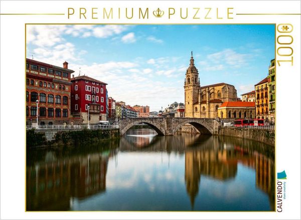 Produktbild: CALVENDO Puzzle Bilbao | 1000 Teile Lege-Gr&ouml;&szlig;e 64x48cm Foto-Puzzle f&uuml;r gl&uuml;ckliche Stunden