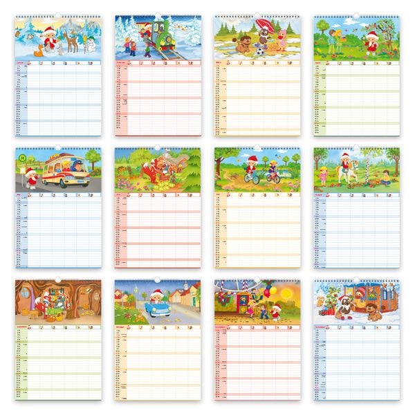 Produktbild: Trötsch Unser Sandmännchen XL-Familienplaner Familienkalender Unser Sandmännchen 2026