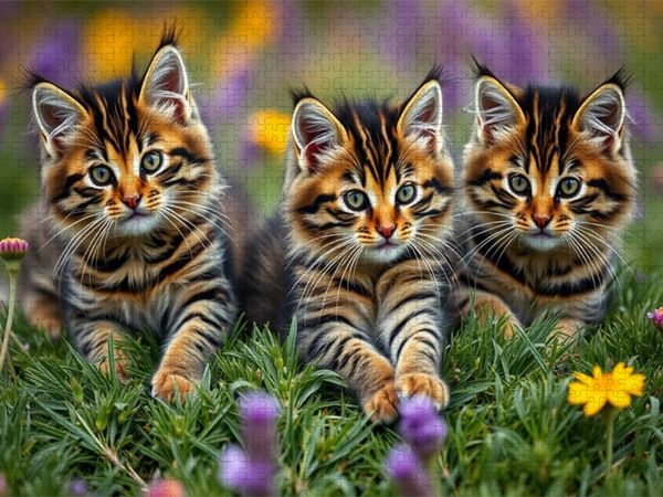 Produktbild: CALVENDO Puzzle Maine Coon Kitten | 1000 Teile Lege-Gr&ouml;&szlig;e 64x48cm Foto-Puzzle f&uuml;r gl&uuml;ckliche Stunden