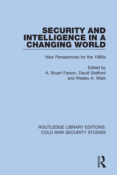 Produktbild: Security and Intelligence in a Changing World