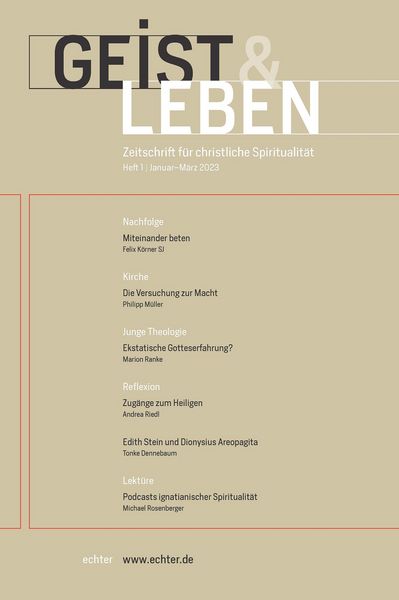 Produktbild: Geist & Leben 1/2023