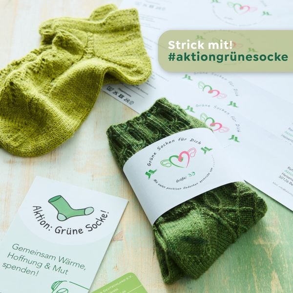 Produktbild: Aktion: Gr&uuml;ne Socke! - Das Strickbuch