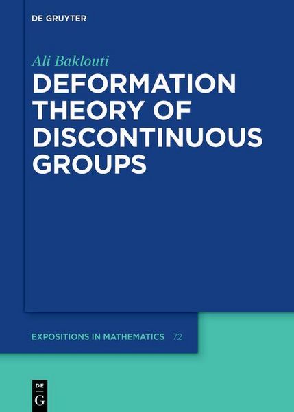 Produktbild: Deformation Theory of Discontinuous Groups