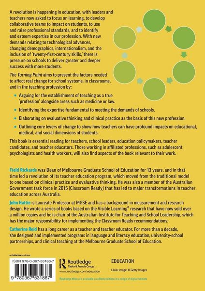 Produktbild: The Turning Point for the Teaching Profession