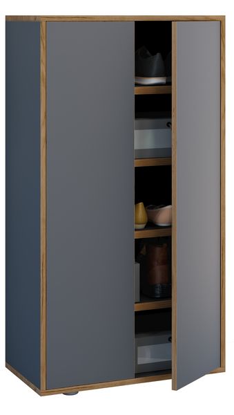 Produktbild: XL Holz Gro&szlig;er Schuhschrank Schuhkommode Salia B60