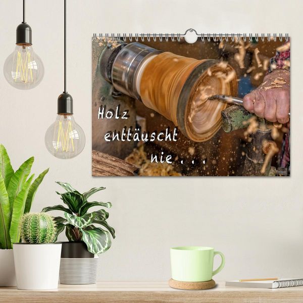 Produktbild: Holz entt&auml;uscht nie (Wandkalender 2026 DIN A4 quer), CALVENDO Monatskalender