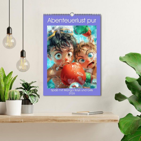 Produktbild: Abenteuerlust pur - Spa&szlig; mit Manga Boys und Girls (Wandkalender 2026 DIN A3 hoch), CALVENDO Monatskalender