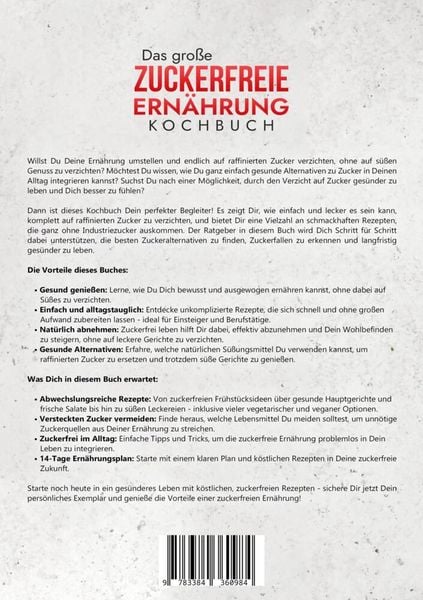Produktbild: Das gro&szlig;e Zuckerfreie Ern&auml;hrung Kochbuch