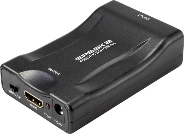 Produktbild: SpeaKa Professional AV Konverter SP-9395928 [SCART - HDMI] 1920 x 1080 Pixel