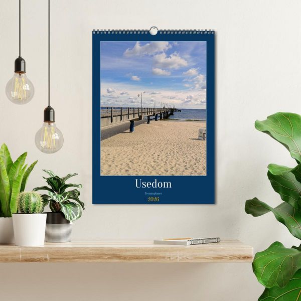 Produktbild: Usedom Ostsee - Terminplaner (Wandkalender 2026 DIN A3 hoch), CALVENDO Monatskalender