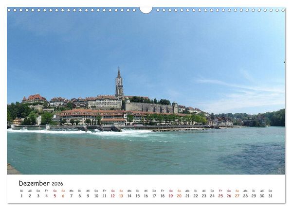 Produktbild: Bern... / Sehen und Erleben / Fotografischer Stadtrundgang (Wandkalender 2026 DIN A3 quer), CALVENDO Monatskalender