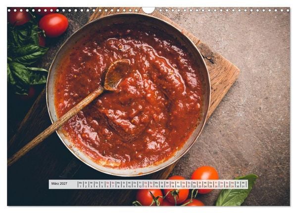 Produktbild: Mediterrane K&uuml;che - Gesund & Lecker (Wandkalender 2027 DIN A3 quer), CALVENDO Monatskalender