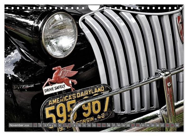 Produktbild: American Old Cars - Amerikanische Autolegenden (Wandkalender 2026 DIN A4 quer), CALVENDO Monatskalender