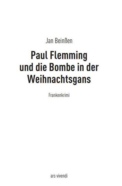Produktbild: Paul Flemming und die Bombe in der Weihnachtsgans