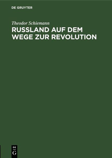 Produktbild: Russland auf dem Wege zur Revolution