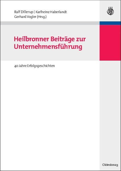 Produktbild: Heilbronner Beitr&auml;ge zur Unternehmensf&uuml;hrung
