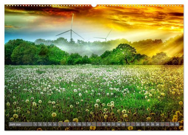 Produktbild: Friesland, verzauberte Landschaft an der Nordsee (Wandkalender 2026 DIN A2 quer), CALVENDO Monatskalender