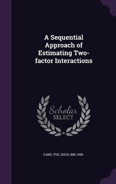 Produktbild: A Sequential Approach of Estimating Two-factor Interactions