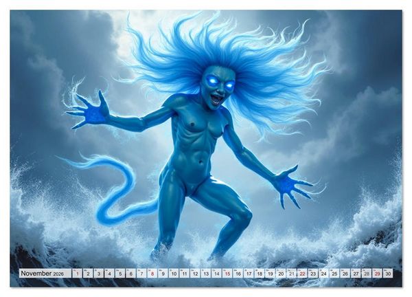 Produktbild: Trolle - Skandinaviens geheime Herrscher (Wandkalender 2026 DIN A4 quer), CALVENDO Monatskalender