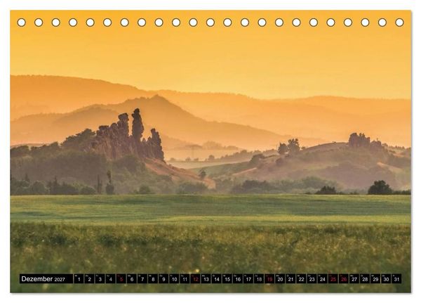 Produktbild: Die Teufelsmauer - Bizarre Felsformationen im Harz (Tischkalender 2027 DIN A5 quer), CALVENDO Monatskalender
