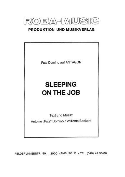 Produktbild: Sleeping on the Job