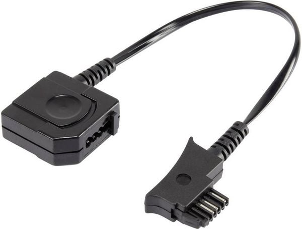 Produktbild: Basetech Telefon (analog) Adapter [1x TSS-Stecker - 1x TAE-N/F-Buchse] 10.00cm Schwarz