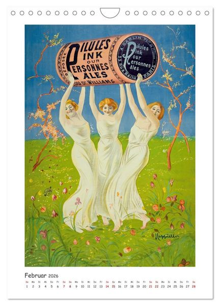 Produktbild: Leonetto Cappiello - Das goldene Zeitalter der Werbekunst (Wandkalender 2026 DIN A4 hoch), CALVENDO Monatskalender