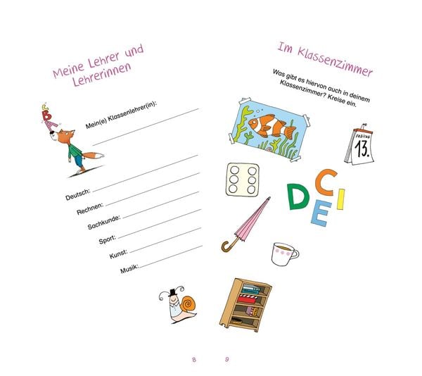 Produktbild: Schlau f&uuml;r die Schule: Hurra, ich bin Schulkind (Schult&uuml;te rosa/blau)