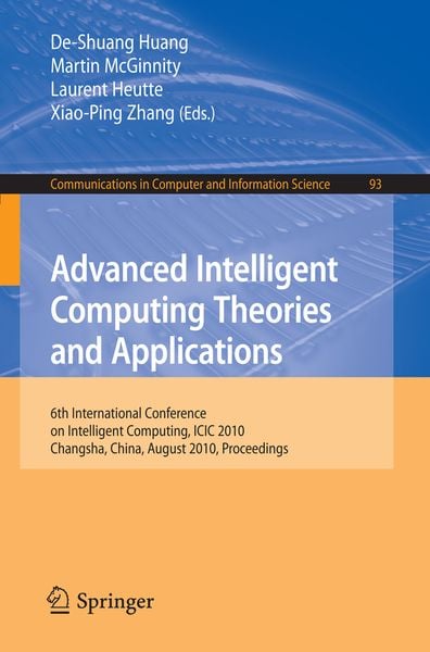 Produktbild: Advanced Intelligent Computing. Theories and Applications