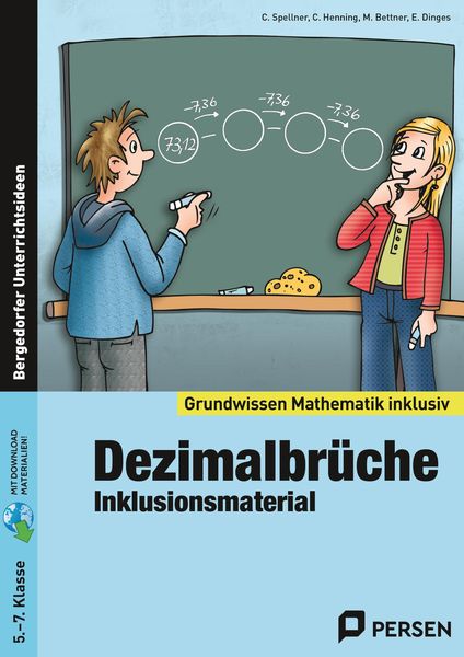 Dezimalbrüche - Inklusionsmaterial, Set von C. Spellner,C. Henning,M. Bettner,E. Dinges, Persen Verlag in der AAP Lehrerwelt GmbH, 978-3-403-23481-4