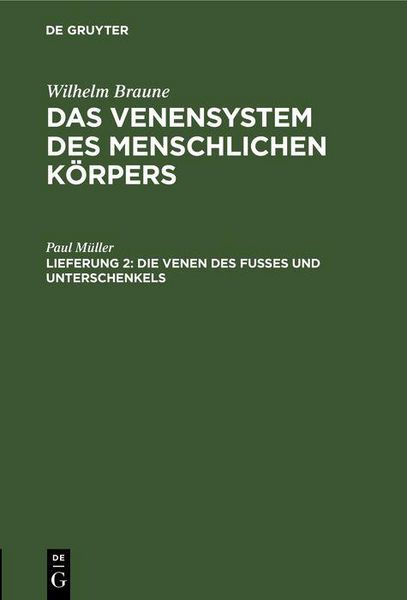 Produktbild: Die Venen des Fusses und Unterschenkels