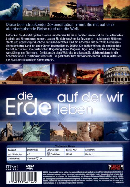 Produktbild: Die Erde auf der wir leben