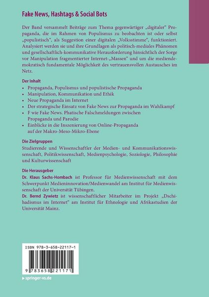 Produktbild: Fake News, Hashtags & Social Bots