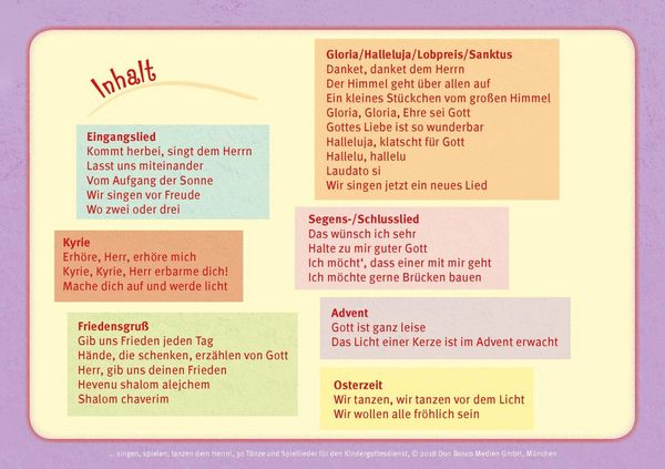Produktbild: ... singen, spielen, tanzen dem Herrn!