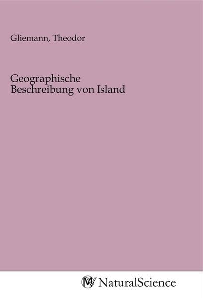 Produktbild: Geographische Beschreibung von Island